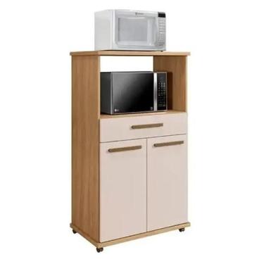 Imagem de Balcão Multiuso Conquista 2 Portas 1 Gaveta Arte Móveis - arte moveis