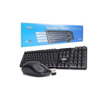 Imagem de Kit teclado e mouse sem fio knup kp-2063