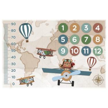 Imagem de Cenario Mesversario Tapete Unissex Menino e Menina Painel de Fotos Com