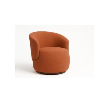 Imagem de Poltrona Decorativa Sala Estar Orgânica Beatriz Boucle Terracota - Mon