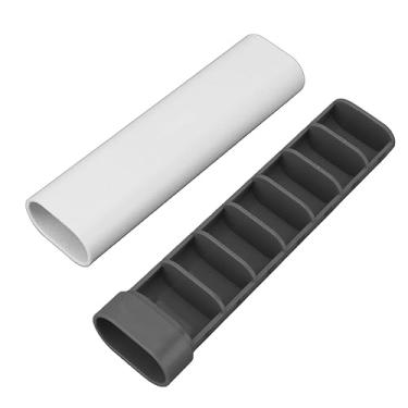 Imagem de Organizador de medicina de 7 dias Mini 7 Grids Organizer Container Box para suplementos Vitaminas Viagem para casa Plástico ABS 17.6x4.4x2.6cm (Cinza branco)