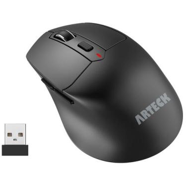 Imagem de Mouse sem fio Arteck MW360 Ergonômico Silent Click Recarregável