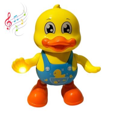 Imagem de Pato Dançarino Musical Interativo para Bebês – Brinquedo com Luzes, Sons e Movimento – Estimula Coordenação Motora e Criatividade