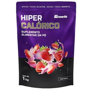 Imagem de (TOP) Hipercalórico (1KG - Morango) Ganho de Massa - Suplemento Alimentar em Pó