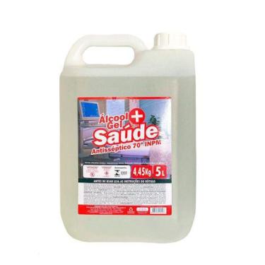 Imagem de Álcool Gel Antisséptico 70% INPM + Saúde 5L - Ecoline