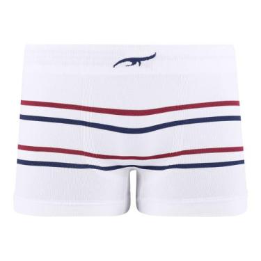 Imagem de Cueca Boxer Infantil sem Costura Branco Zee Rucci, G