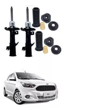 Imagem de 02 Amortecedores + 02 Kits Ford Ka Dianteiro 2016