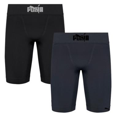 Imagem de Kit 2 Bermudas Térmicas Puma Long Boxer Masculina