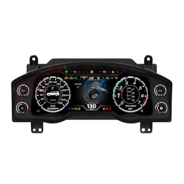 Imagem de Painel de instrumentos digitais de 12,3 polegadas para Toyota Land Cruiser série 200 LC200 LC300 2008-2021 LCD odômetro de carro painel digital painel de cabine virtual tela medidor de velocidade