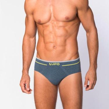 Imagem de Cueca Lupo Slip Sem Costura 624-003, Azul, M