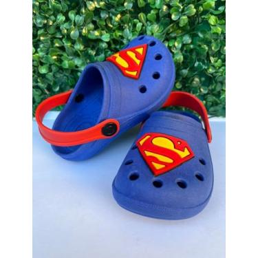 Imagem de Babuche Infantil Sandália Menino Super Heroi Confortável Respirável Leve Dia a Dia