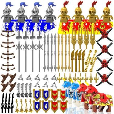 Imagem de Pacote de armas para minifiguras Knight Weapons Set Nicolababe