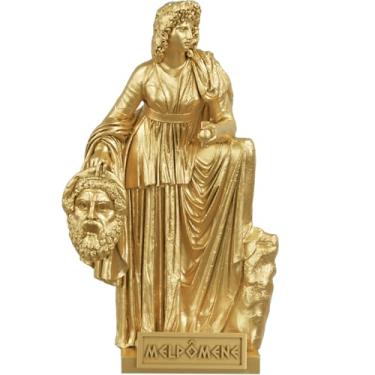 Imagem de Estátua Melpômene - Musa Grega da Tragédia (Cor Ouro)