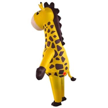 Imagem de LaKimLin Giraffe Inflatable Costume-Full Body Animal Jumpsuit for Halloween, Breathable Fabric, Lightweight&Flexible for Cosplay, Parades