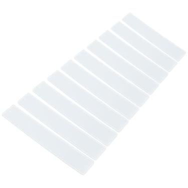 Imagem de 10 Pcs Bookmark Silicone Mold Reusable Elastic Rectangular Mould DIY Drop Glue Bookmark Shape Resin Casting Mold for Decoration