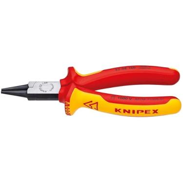 Imagem de KNIPEX Ferramentas - Alicates de nariz redondo, isolados 1000V (2208160SBA)