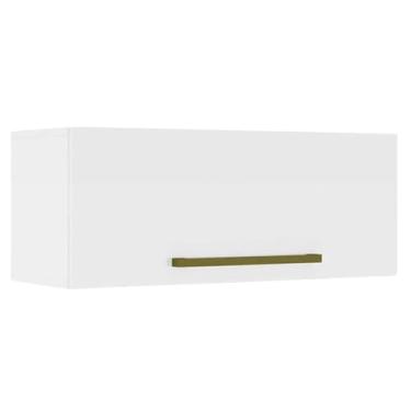 Imagem de Armário Aéreo de Geladeira 1 Porta 0,80m Favorita Branco Lacca