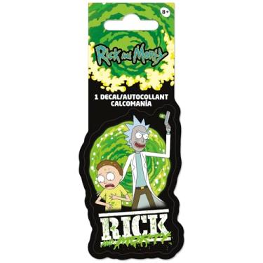 Imagem de Adesivo de vinil branco Rick and Morty - 4 cores