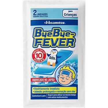 Imagem de Adesivo Bye Bye Fever Criança  Alívio Febre 2Und Hisamitsu