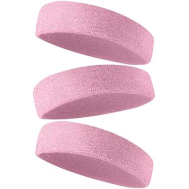 Imagem de Bandanas esportivas masculinas e femininas, pacote com 3 toalhas, tecido de transferência de umidade, bandanas esportivas para tênis, basquete, corrida, academia e exercícios físicos