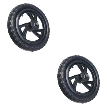 Imagem de Vaveren 1 Par de Rodas de Reposição de Bicicleta de Equilíbrio Leve, Pneu de Bicicleta de Treinamento Preto, Presente de Aniversário, Brinquedos, Esportes Ao, Cubo Triangular Da Roda