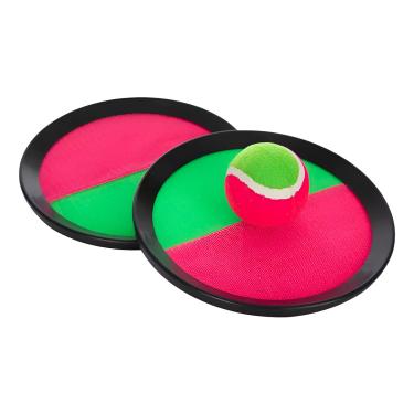 Imagem de Jogo Pega Bolinha Gruda Velcro Brinquedo Praia Ajustável