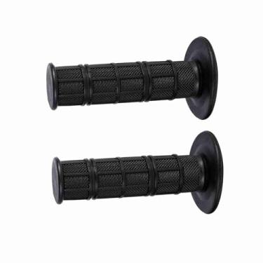 Imagem de AYNEFY Guidão de Motocicleta Capas de Guiador Confortáveis ​​e Antiderrapantes de Borracha de 22 Mm Com Controle de Toque Suave Punho de Guiador Multifuncional Ergonômico de Extremidade de Barra para Punhos de Mão Automotivos de Bicicleta (Preto)