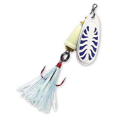 Imagem de Blue Fox Isca de pesca clássica Vibrx 05 Glow 7/16 oz (azul brilhante, tamanho: 3,13)