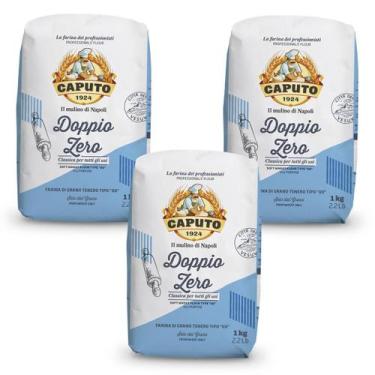 Imagem de Pack c/ 3 Farinhas 00 Italiana Caputo Classica 1kg