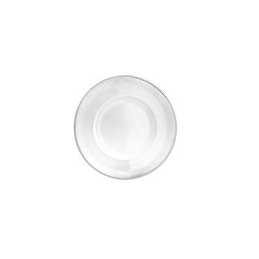 Imagem de Sousplat em Cristal Wolff Thin Edge 32,5cm Prateado Elegância Moderna Mesa Posta