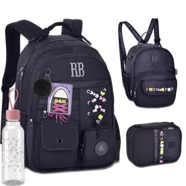Imagem de Kit Completo Mochila Costa Rebecca Bonbon RB Escolar Juvenil, RB27422 