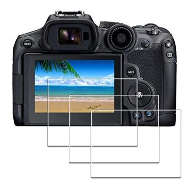 Imagem de iDaPro Protetor de tela para Canon EOS R7 [pacote com 3] vidro temperado fácil instalação