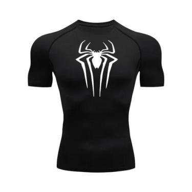 Imagem de Camiseta Esportiva Masculina De Verão Estampada Respirável De Secagem 