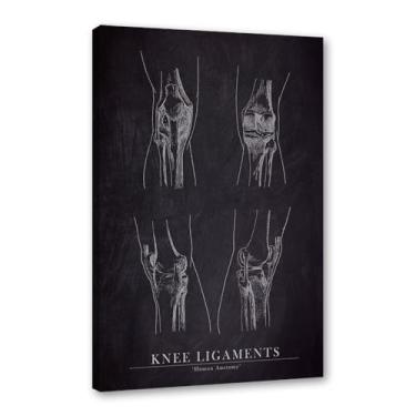 Imagem de Arte de anatomia humana, pintura em tela médica, vintage, esqueleto muscular, educação, pôster, impressão de imagem de parede, decoração de clínica hospitalar (SKU11,8 x 30,5 cm = (20 x 30 cm