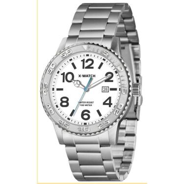 Imagem de Relógio X-Watch Masculino Ref: Xmss1061 B2Sx Casual Prateado