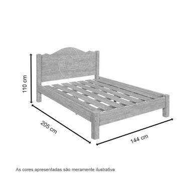 Imagem de Cama Siena Casal Mocaccino - Carmolar