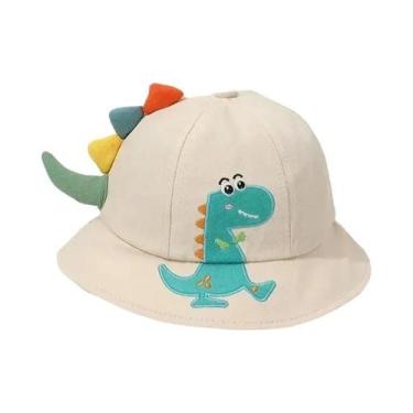 Imagem de Chapéu De Sol Infantil Dinossauro Para Primavera Verão, Boné Casual Co