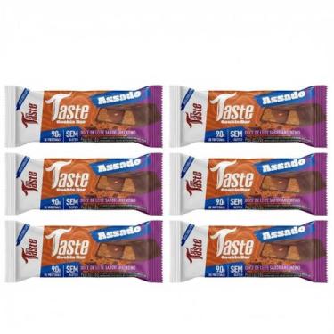 Imagem de Kit 6 Barra De Proteina Doce De Leite 50G 9G De Proteina - Mrs Taste