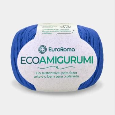 Imagem de Linha EcoAmigurumi 254 m - EuroRoma, 903 Azul Royal