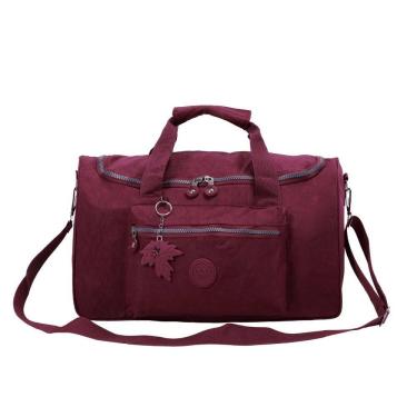 Imagem de Sacola Viagem Bolsa Academia Fitness Feminina Média Mala de Mão em Crinckle - Madrid