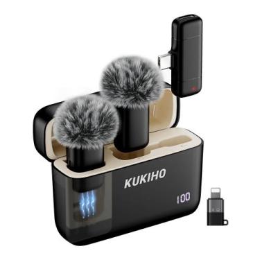 Imagem de Microfone de lapela sem fio KUKIHO 36H Battery Noise Cancelar