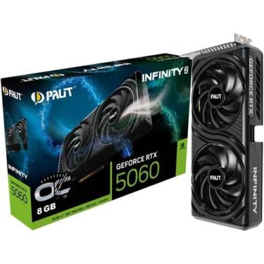 Imagem de Placa de video nvidia rtx 5060 8gb gddr7 oc dual palit infinity 2