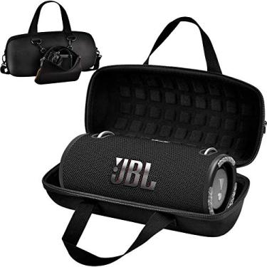 Imagem de Capa rígida para alto-falante Bluetooth JBL Xtreme 3/Extreme 2 portátil, impermeável, sem fio, suporte de armazenamento para transporte de viagem com bolso com zíper, adequado para adaptador de