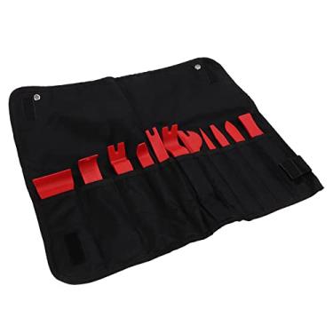 Imagem de Ymiko Conjunto de ferramentas de remoção de acabamento de carro, conjunto de ferramentas de remoção de acabamento, ferramenta ergonômica para instalação de áudio sem perdas à prova de arranhões para reparo de painel de porta de rádio de carro