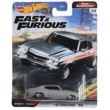 Imagem de Hot Wheels '70 Chevelle SS, [Gray] Fast Superstars 2/5