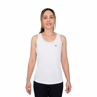 Imagem de Regata Dry Basic TK FPS 50 Muvin – Manga Curta – Feminina – Proteção Solar UV50 – Camiseta Para Academia Treino Funcional – Pilates – Yoga – Corrida – Ginástica Fitness – Caminhada – Secagem Rápida (P, Branco)