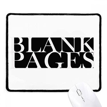 Imagem de Mousepad com personagens elegantes em branco, borda costurada, tapete de borracha para jogos