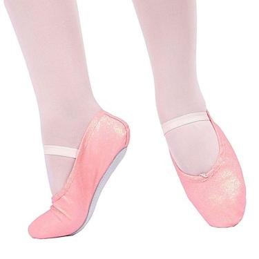 Imagem de Sapatilha Só Dança Meia Ponta Com Glitter Para Ballet Adulto