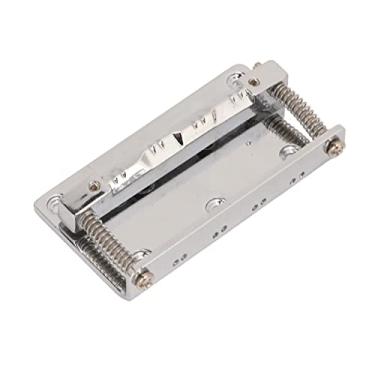 Imagem de Ponte de Bandolim, Bandolim de Metal, Ponte de Bandolim de 8 Cordas Elétrica, Ponte de Bandolim, Placa de Ponte de Sela de 8 Cordas, Acessórios de Substituição para Instrumentos