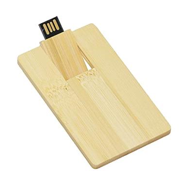 Imagem de 16 GB Madeira USB 8GB Flash Drive USB Drives Memory Stick Pen Drive USB 2.0 Pen Drive Data Storage Zip Drive PenDrive Armazenamento Externo (bambu)